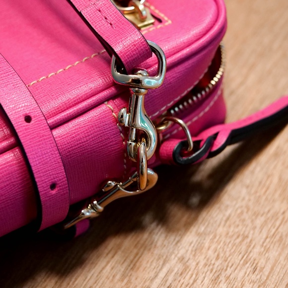 Dooney & Bourke Pink Saffiano Crossbody - NEW - Picture 6 of 8